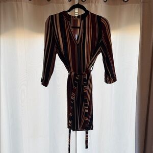 Love Tree Multicolor Striped Long Sleeve Dress